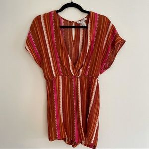 Forever 21 Rust Orange Boho Romper